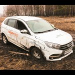 Lada Xray тест драйв на бездорожье