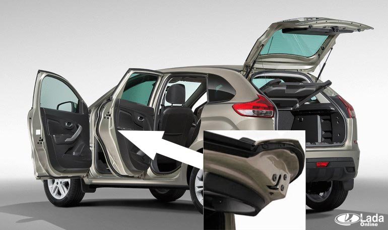Установка дополнительных уплотнителей дверей на Lada XRAY