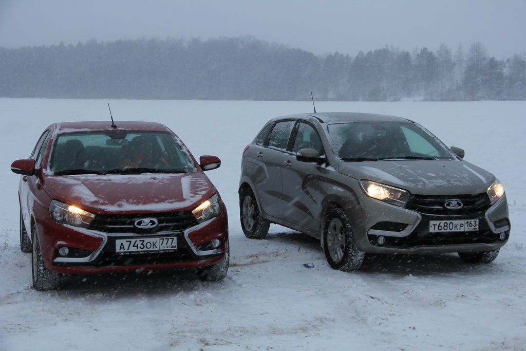 Lada Xray против Lada Vesta