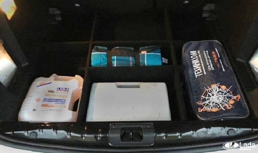 Органайзер в багажник Lada XRAY или как доработать фальшпол?