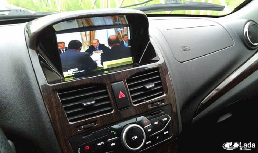 Как подключить телевизор к штатной ММС автомобилей LADA