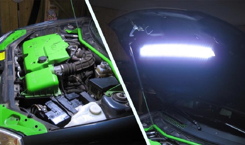 Как сделать подсветку моторного отсека на автомобилях LADA