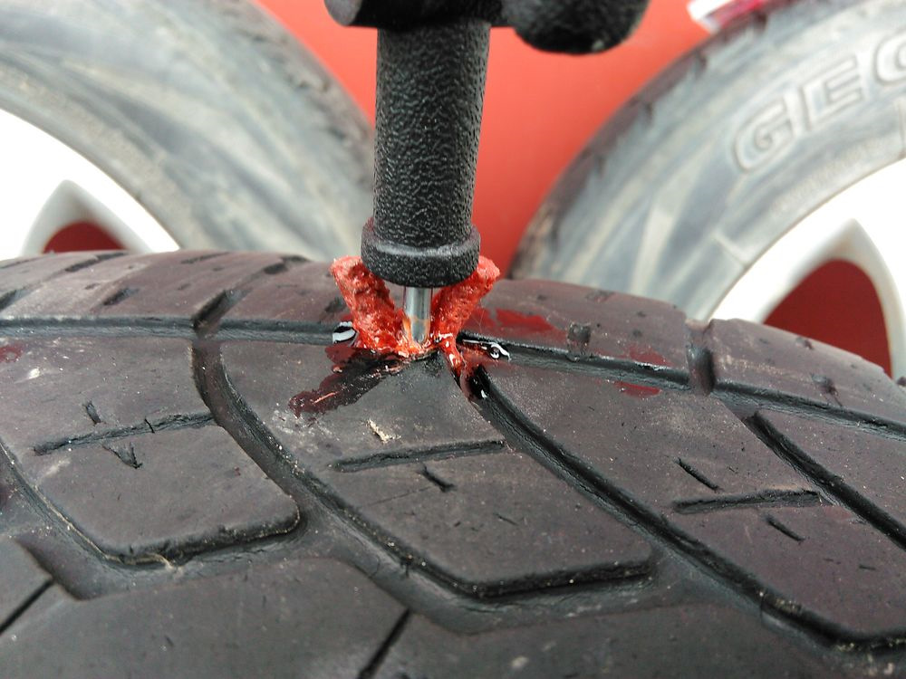 Как отремонтировать шину?