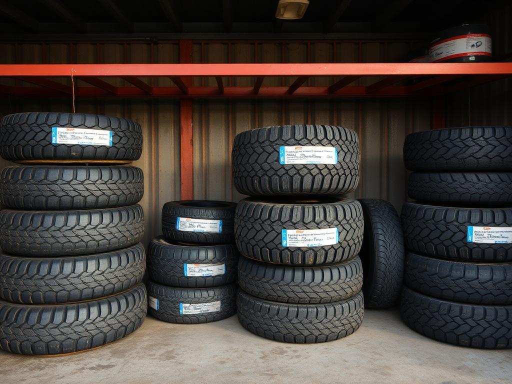Tire storageфото