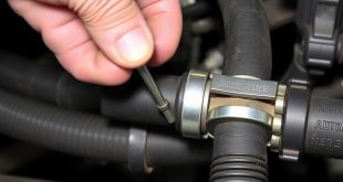 Проверка патрубков системы охлаждения: трещины и хомуты